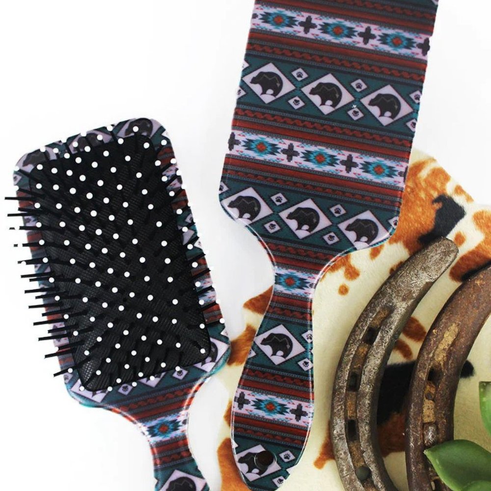 BEAR VALLEY LAKE PADDLE HAIR BRUSH Brand new - Picture 1 of 1